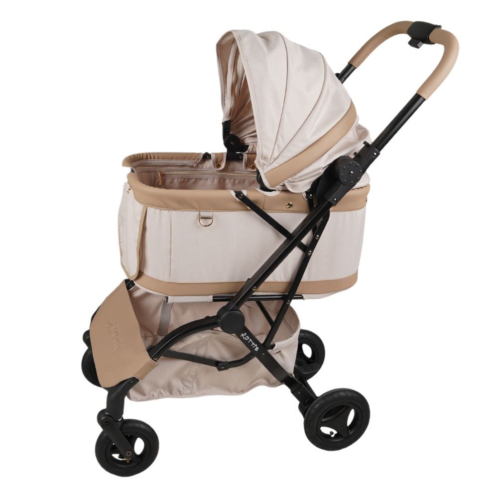 ROTTIE ペットベビーカー エアライト（SAND）