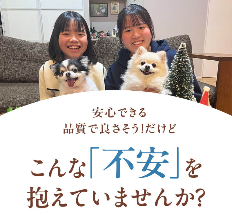 こんな不安を抱えていませんか？