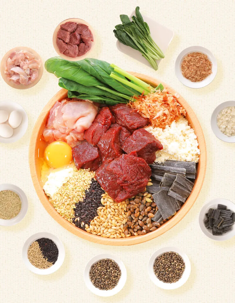 馬肉自然づくりの原材料